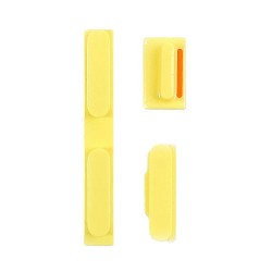 iPhone 5C Mute, Volume and Power Buttons (Yellow)